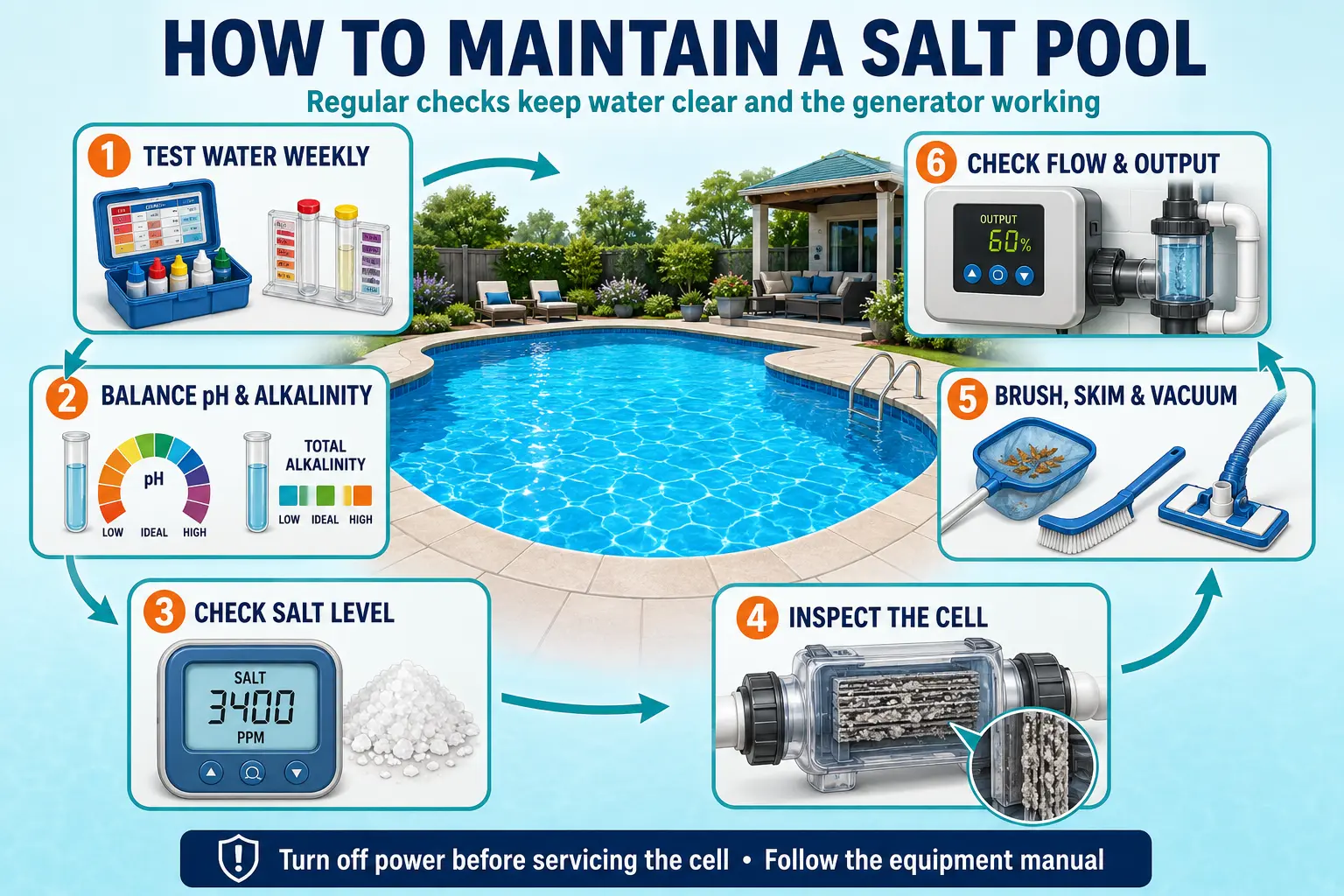 How to Maintain a Salt Pool